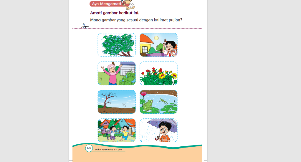 Detail Buku Tematik Kelas 1 Tema 8 Nomer 10