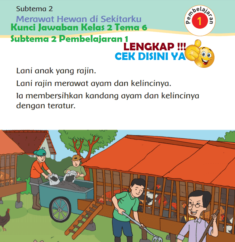 Detail Buku Tematik Kelas 2 Tema 6 Nomer 46