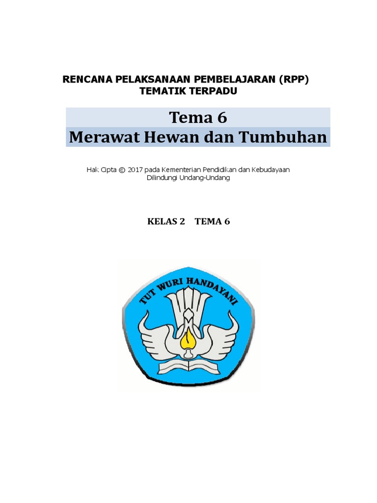 Detail Buku Tematik Kelas 2 Tema 6 Merawat Hewan Dan Tumbuhan Nomer 47