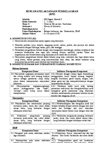 Detail Buku Tematik Kelas 2 Tema 6 Merawat Hewan Dan Tumbuhan Nomer 48