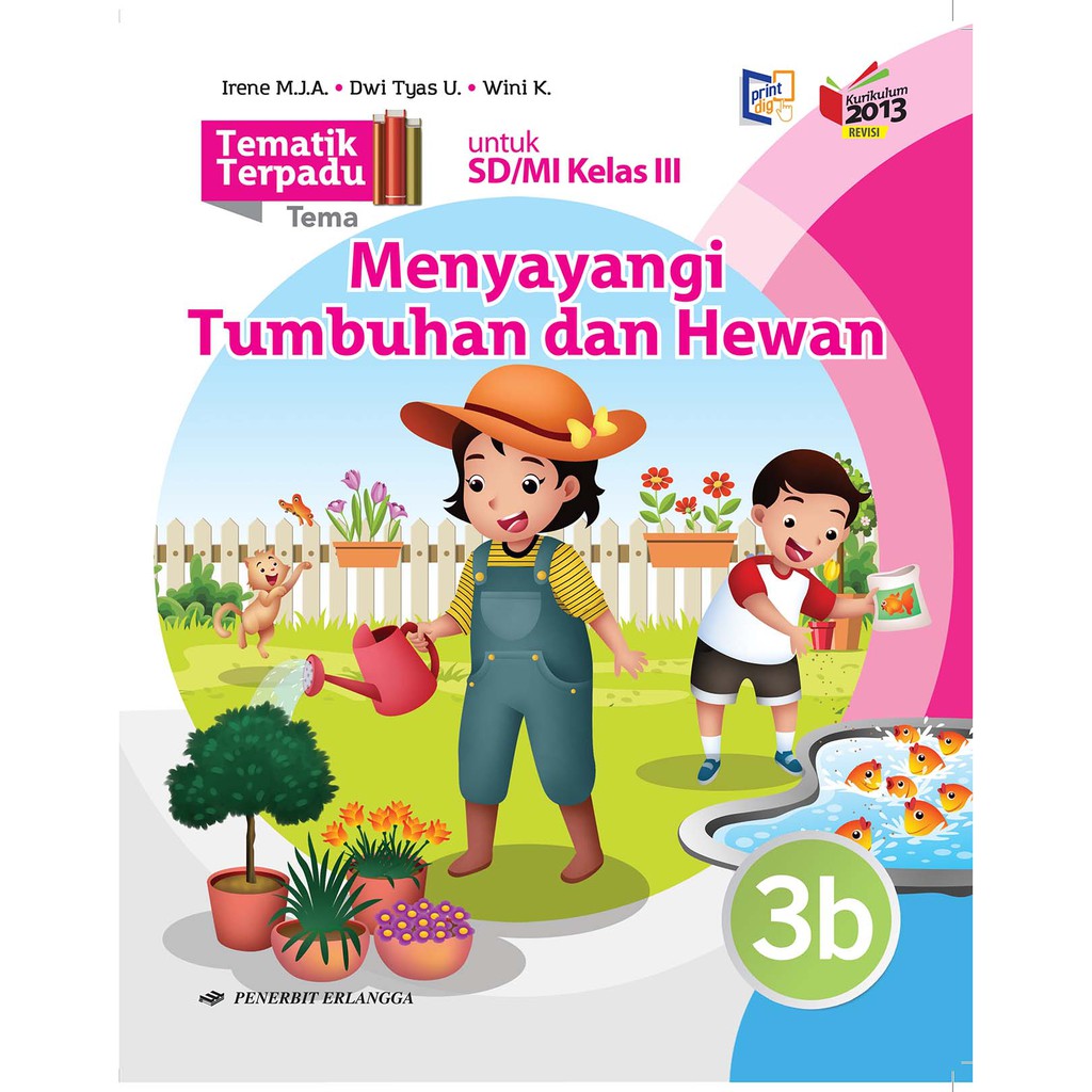 Detail Buku Tematik Kelas 3 Penerbit Erlangga Nomer 2