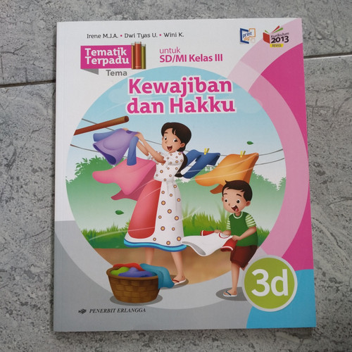 Detail Buku Tematik Kelas 3 Penerbit Erlangga Nomer 39