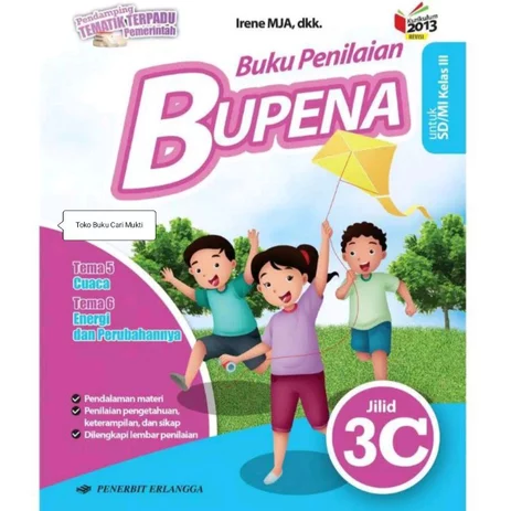 Detail Buku Tematik Kelas 3 Penerbit Erlangga Nomer 45