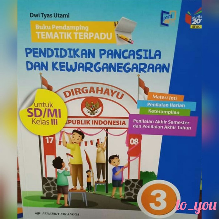 Detail Buku Tematik Kelas 3 Penerbit Erlangga Nomer 50