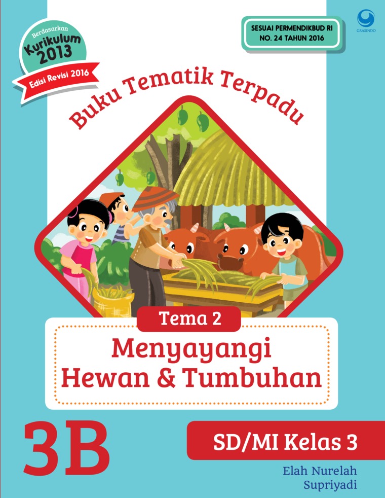 Detail Buku Tematik Kelas 3 Revisi 2016 Nomer 3