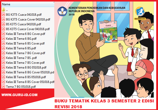 Detail Buku Tematik Kelas 3 Revisi 2018 Semester 2 Nomer 3