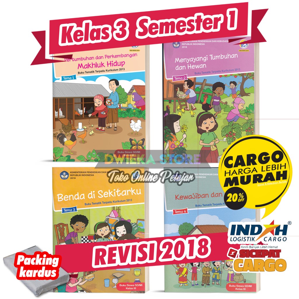 Detail Buku Tematik Kelas 3 Semester 1 Nomer 2