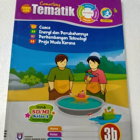 Detail Buku Tematik Kelas 3 Semester 2 Nomer 38