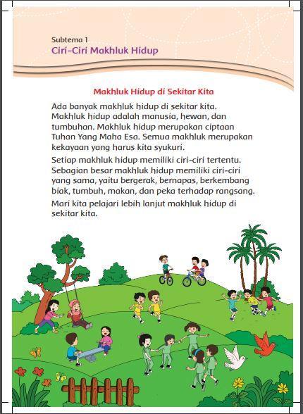 Detail Buku Tematik Kelas 3 Tema 1 Nomer 16