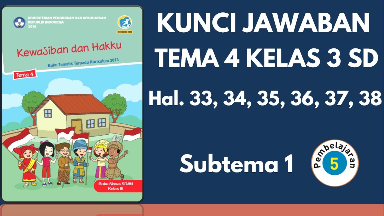 Detail Buku Tematik Kelas 3 Tema 4 Nomer 49