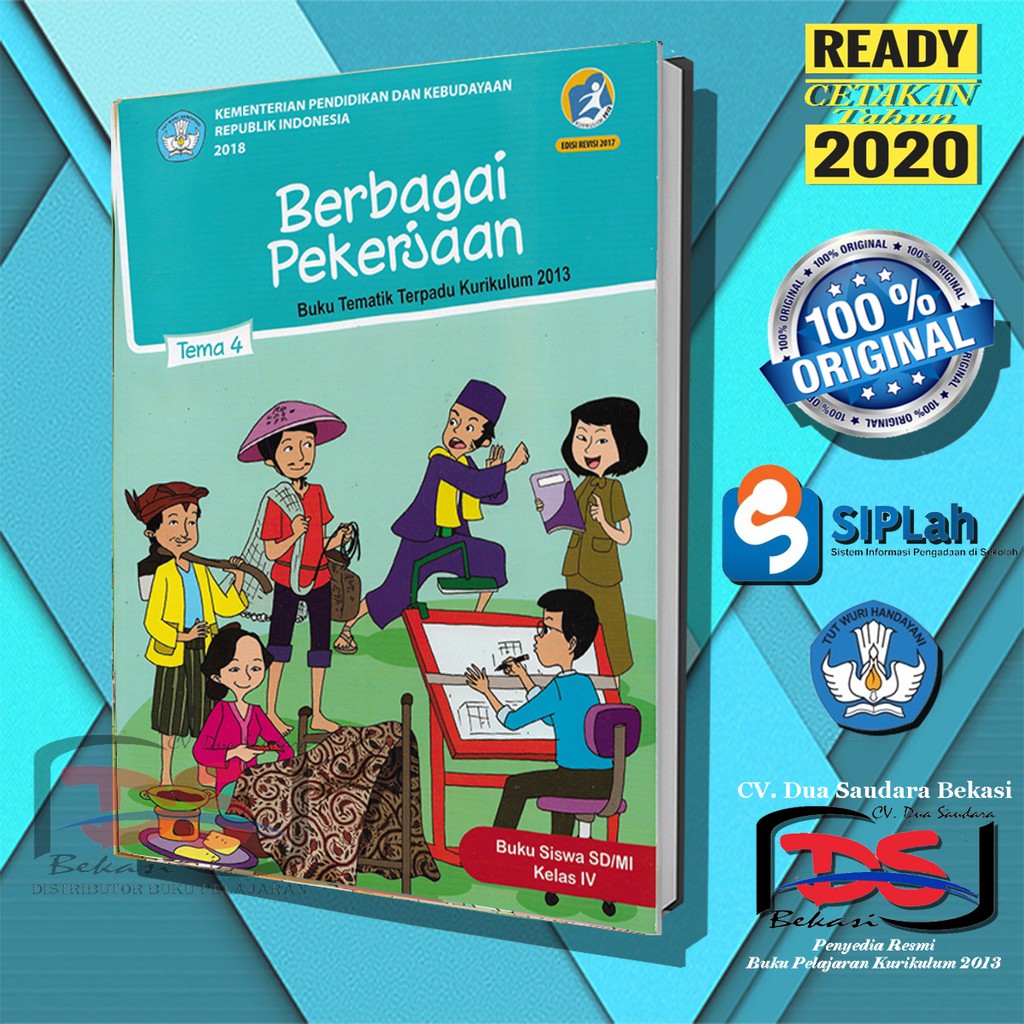 Detail Buku Tematik Kelas 4 Revisi 2018 Nomer 4