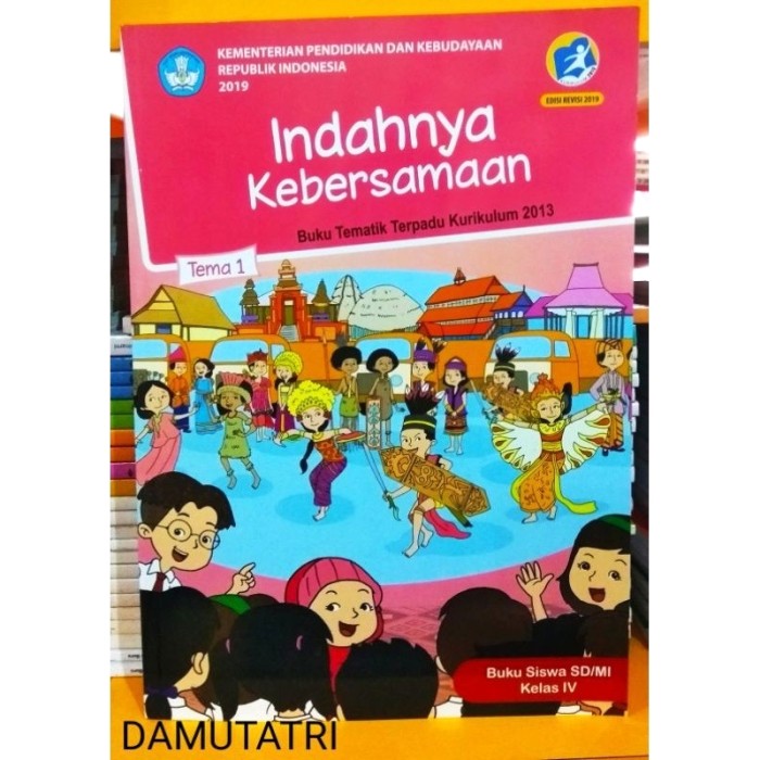 Detail Buku Tematik Kelas 4 Revisi 2019 2020 Nomer 19