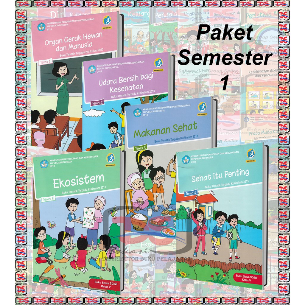 Detail Buku Tematik Kelas 5 Revisi 2018 Nomer 2