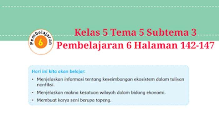 Detail Buku Tematik Kelas 5 Tema 5 Nomer 52