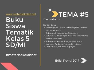 Detail Buku Tematik Kelas 5 Tema 5 Nomer 55