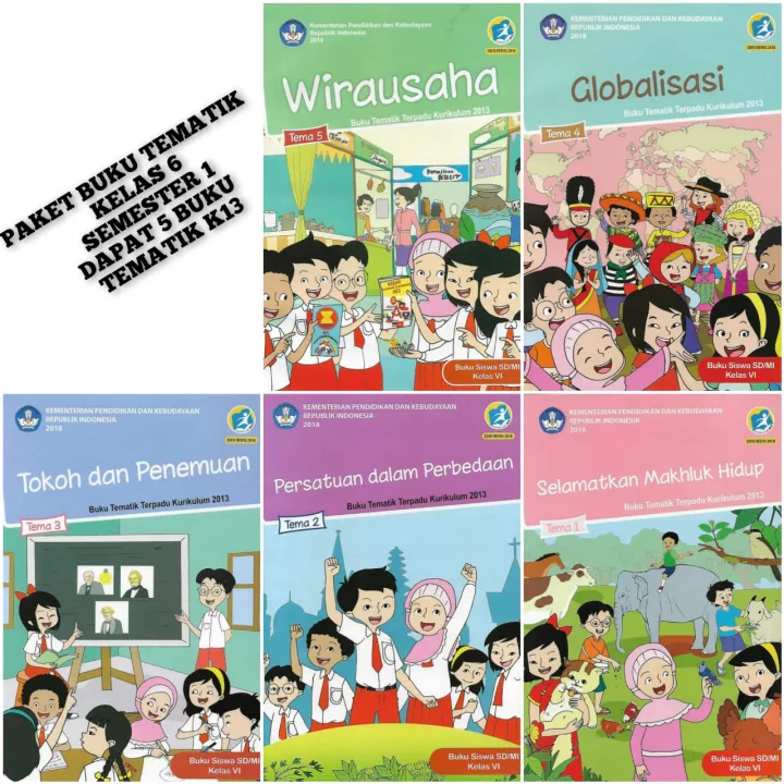 Detail Buku Tematik Kelas 6 Sd Nomer 37