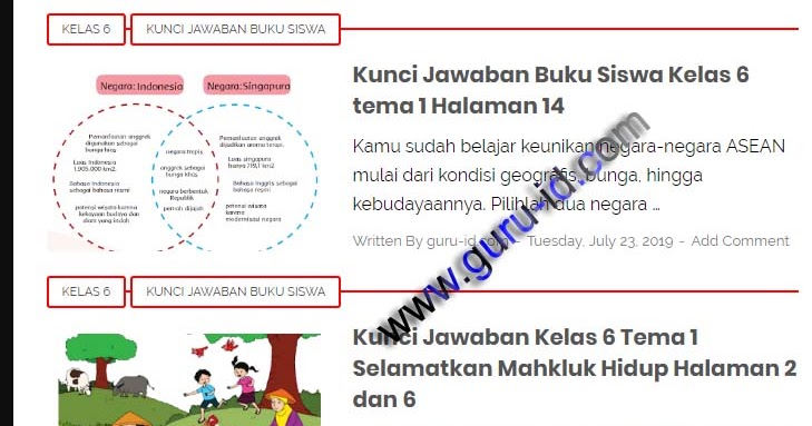 Detail Buku Tematik Kelas 6 Tema 1 Nomer 22