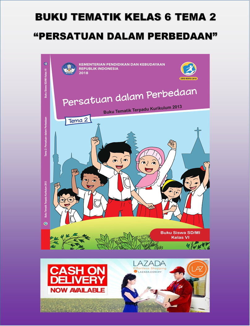 Detail Buku Tematik Kelas 6 Tema 2 Persatuan Dalam Perbedaan Nomer 47