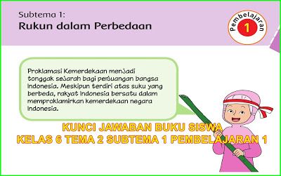 Detail Buku Tematik Kelas 6 Tema 2 Persatuan Dalam Perbedaan Nomer 53