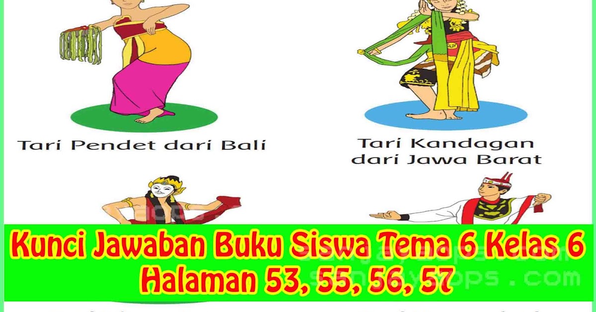 Detail Buku Tematik Kelas 6 Tema 6 Nomer 57