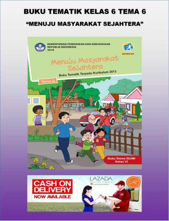 Detail Buku Tematik Kelas 6 Tema 6 Nomer 7