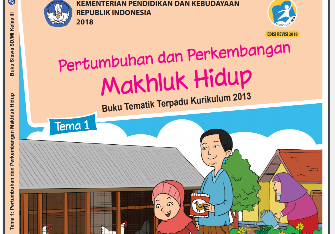 Detail Buku Tematik Tema 1 Kelas 3 Revisi 2018 Nomer 16