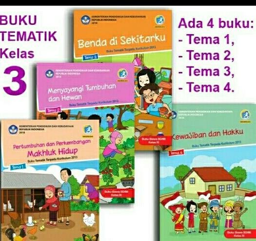 Detail Buku Tematik Tema 1 Kelas 3 Revisi 2018 Nomer 34