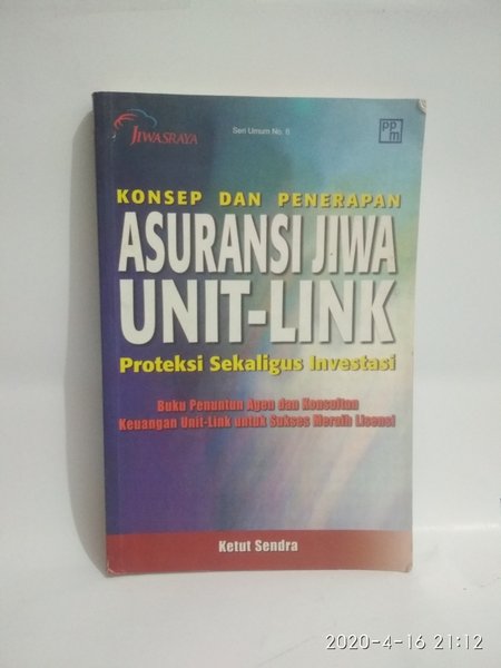 Detail Buku Tentang Asuransi Jiwa Nomer 12