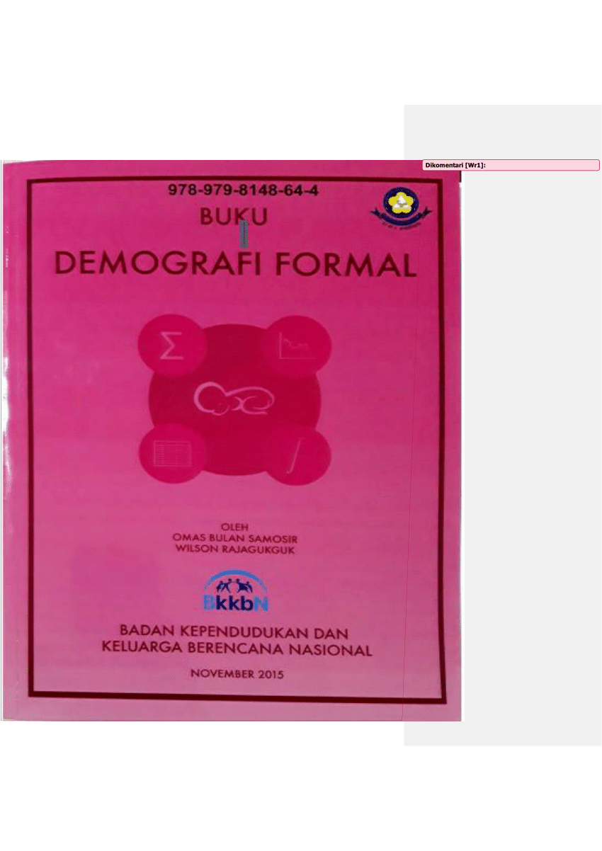 Detail Buku Tentang Demografi Nomer 29