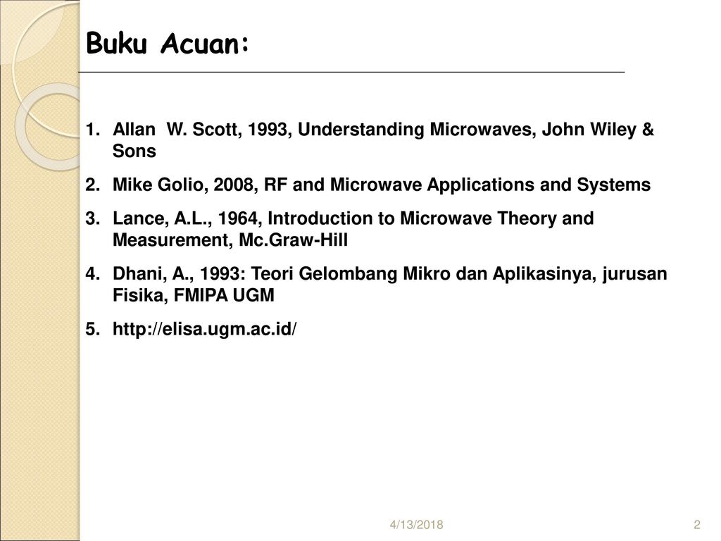 Detail Buku Tentang Gelombang Mikro Nomer 25