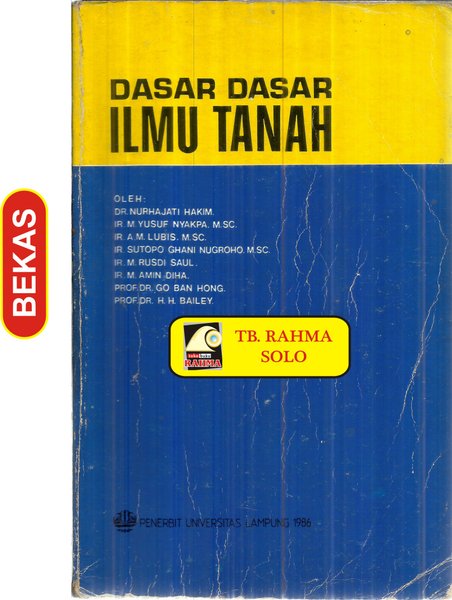 Detail Buku Tentang Ilmu Tanah Nomer 21