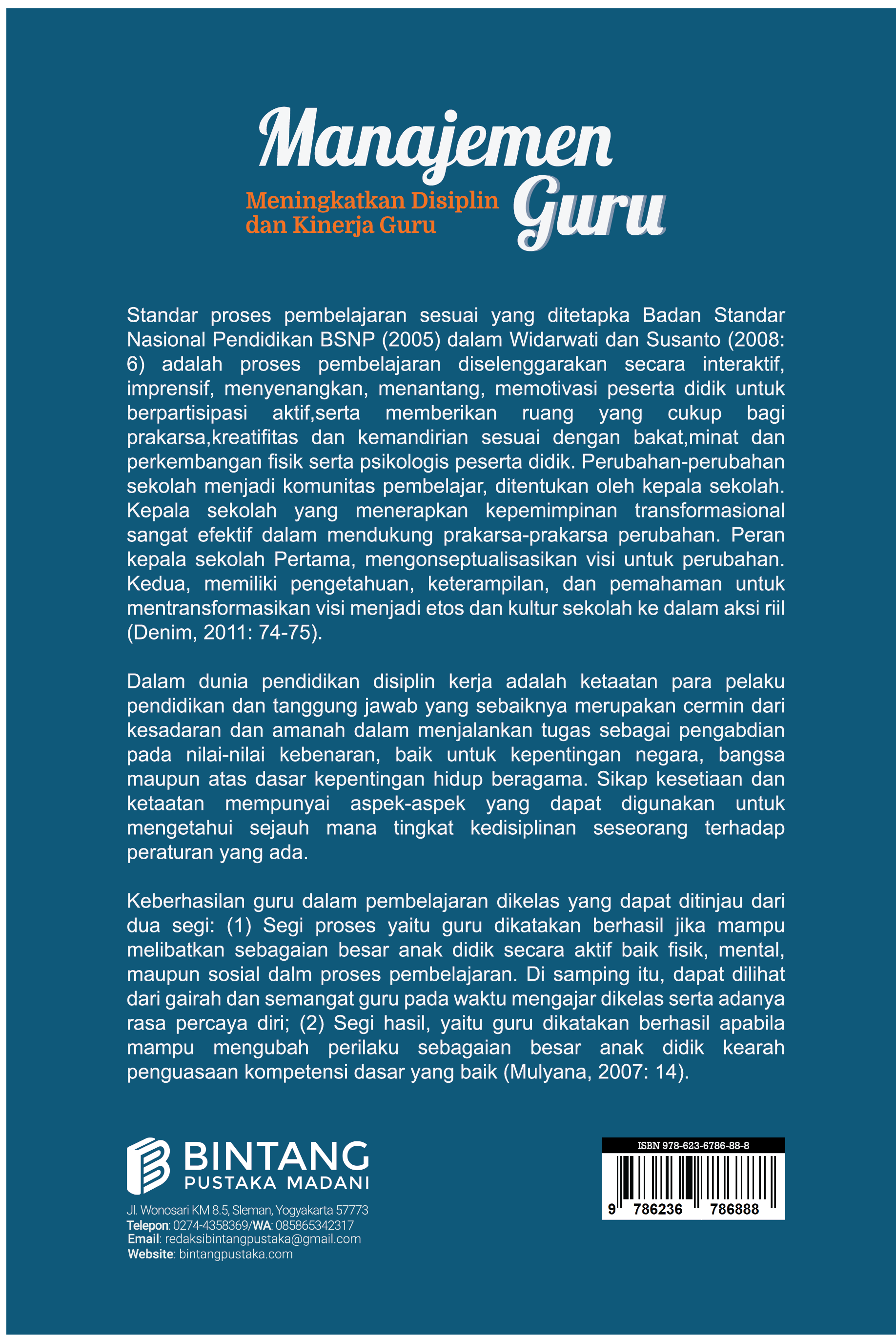 Detail Buku Tentang Kedisiplinan Guru Nomer 29