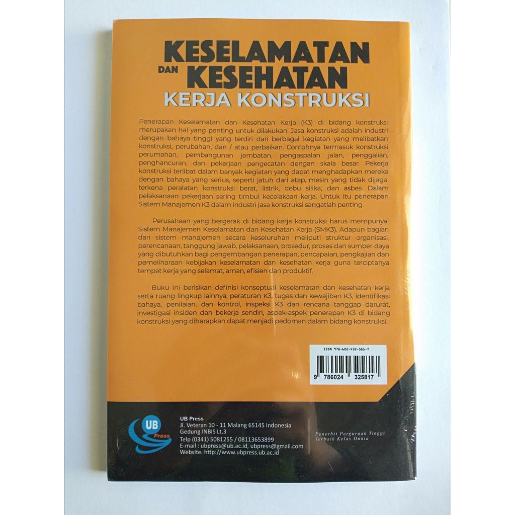 Detail Buku Tentang Keselamatan Dan Kesehatan Kerja Nomer 50