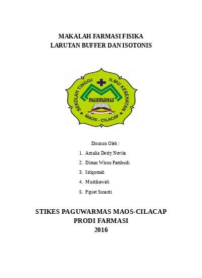 Detail Buku Tentang Larutan Buffer Nomer 8