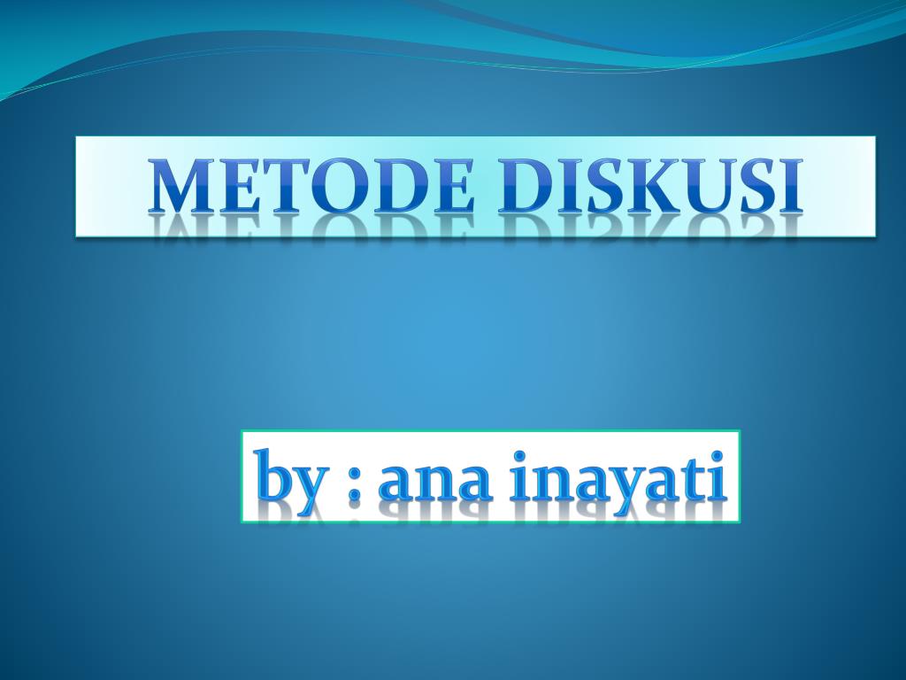 Detail Buku Tentang Metode Diskusi Nomer 11