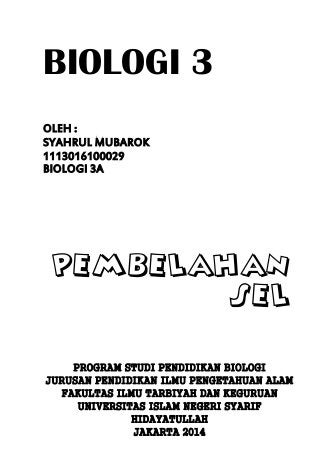 Detail Buku Tentang Pembelahan Sel Nomer 6