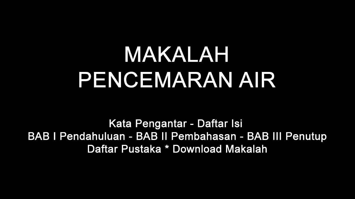 Detail Buku Tentang Pencemaran Air Nomer 48