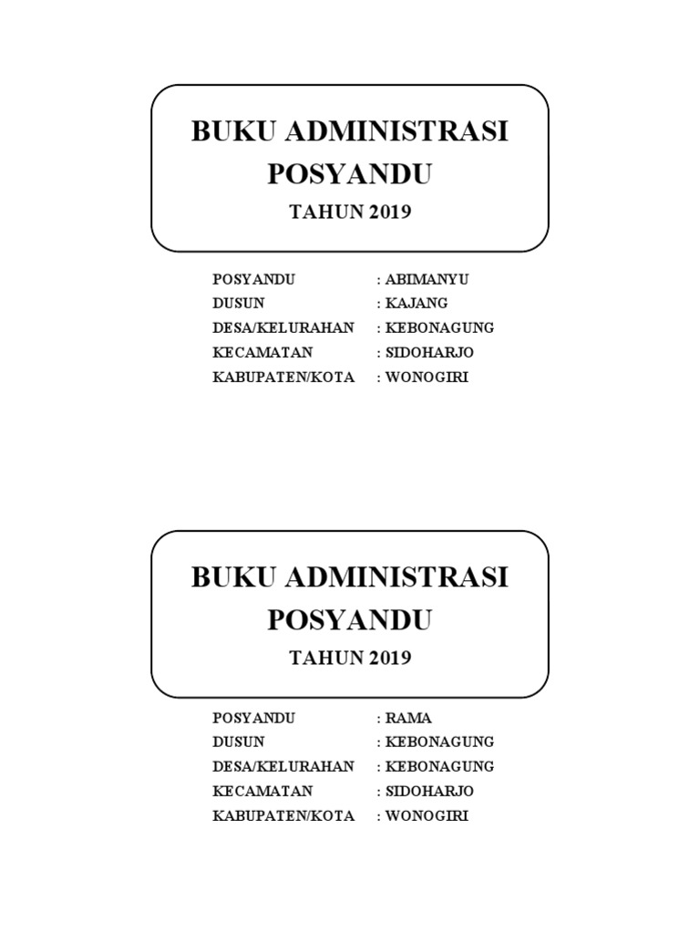 Detail Buku Tentang Posyandu Nomer 36