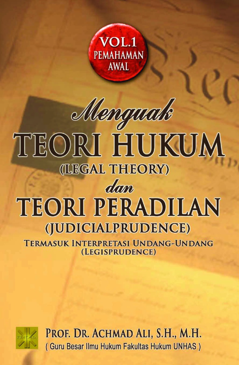 Detail Buku Tentang Teori Hukum Nomer 4