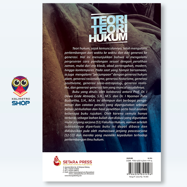 Detail Buku Tentang Teori Hukum Nomer 37