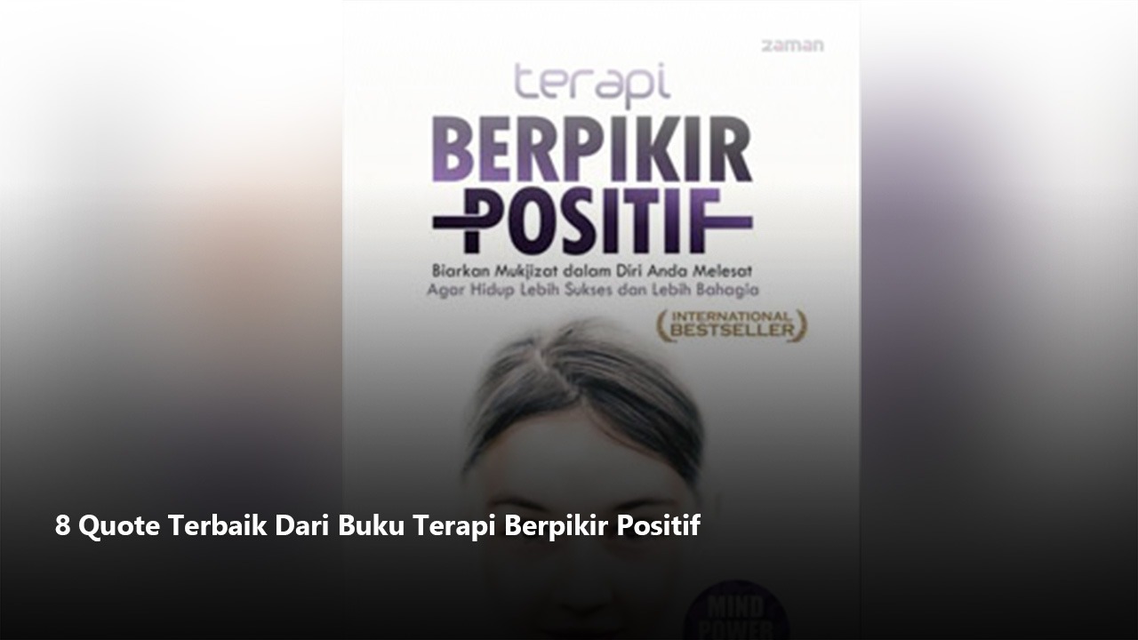 Detail Buku Terapi Berpikir Positif Nomer 29