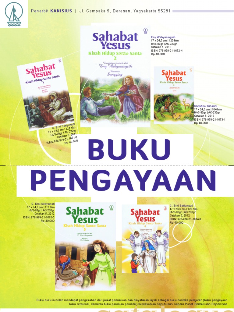 Detail Buku Terbitan Kanisius Nomer 11