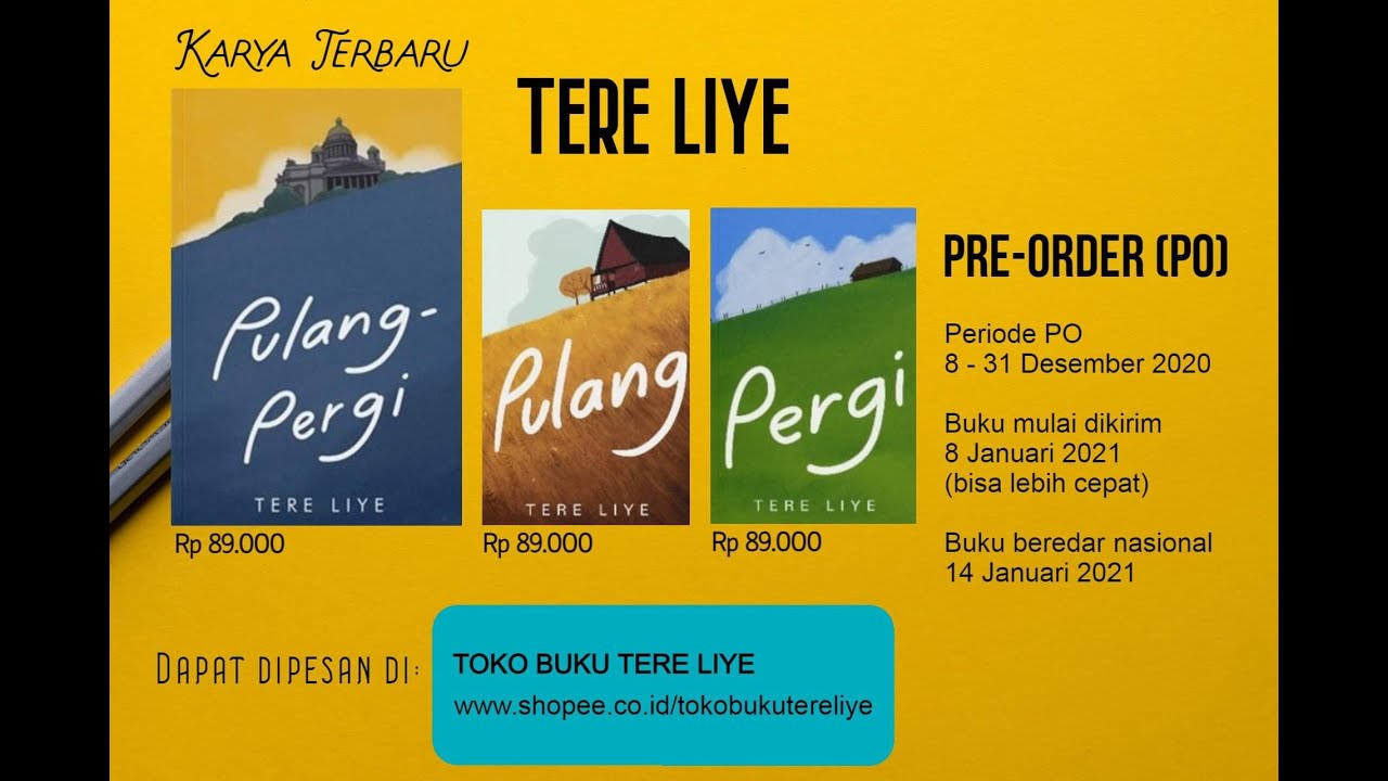 Detail Buku Tere Liye Terbaru 2020 Nomer 27