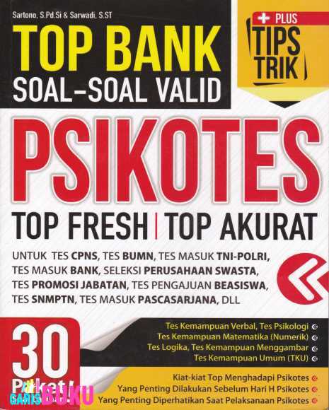 Detail Buku Tes Kepribadian Cpns Nomer 39