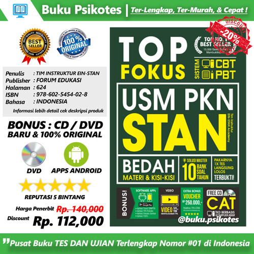 Detail Buku Tes Masuk Stan Nomer 12