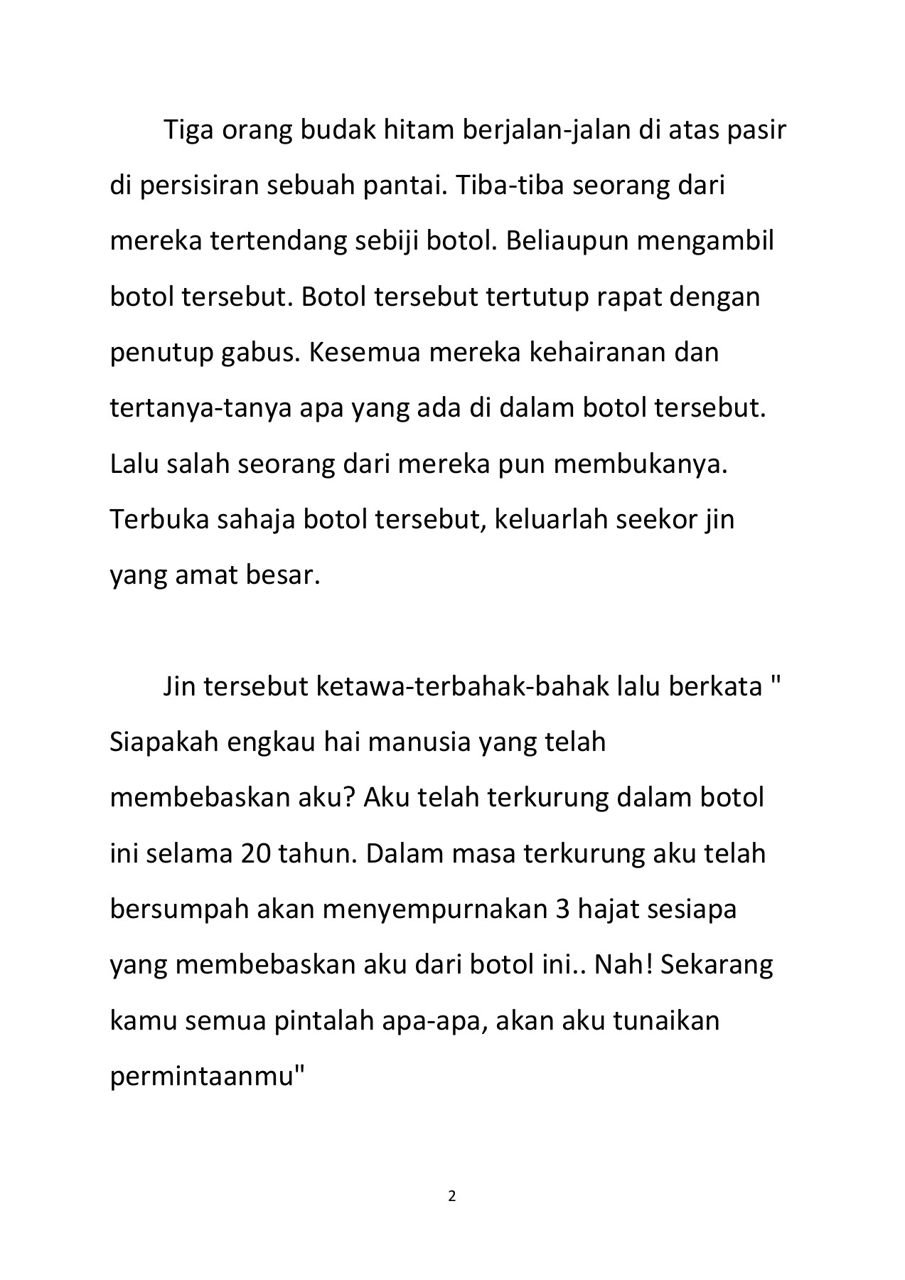 Detail Buku Tiga Hajat Nomer 29