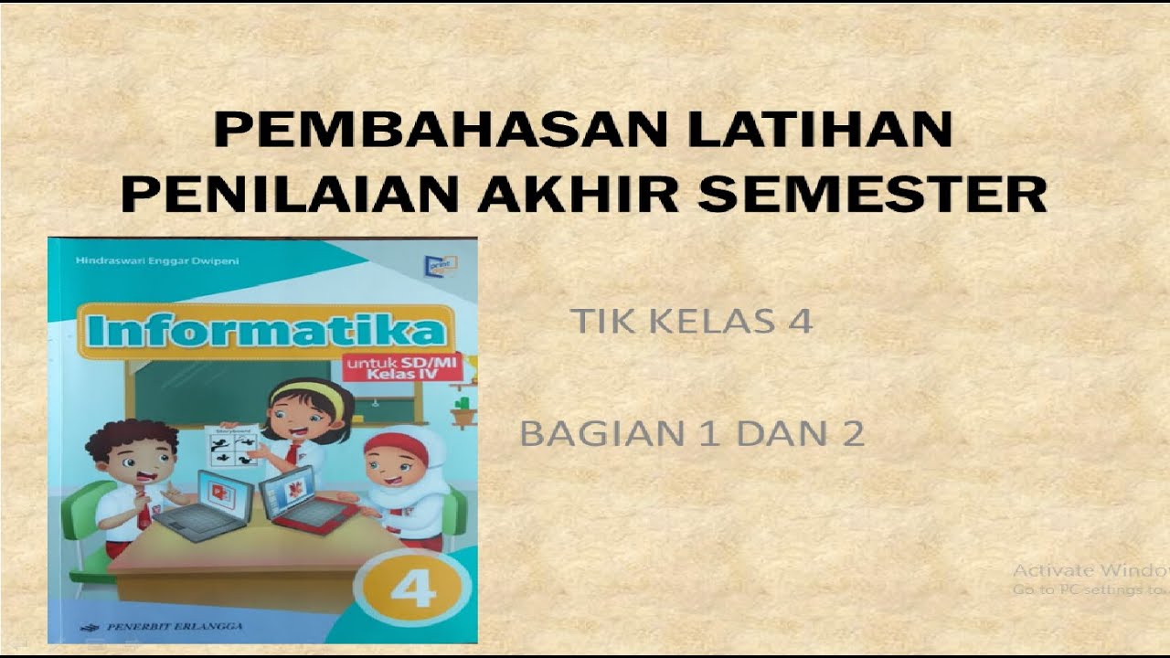 Detail Buku Tik Kelas 4 Erlangga Nomer 26