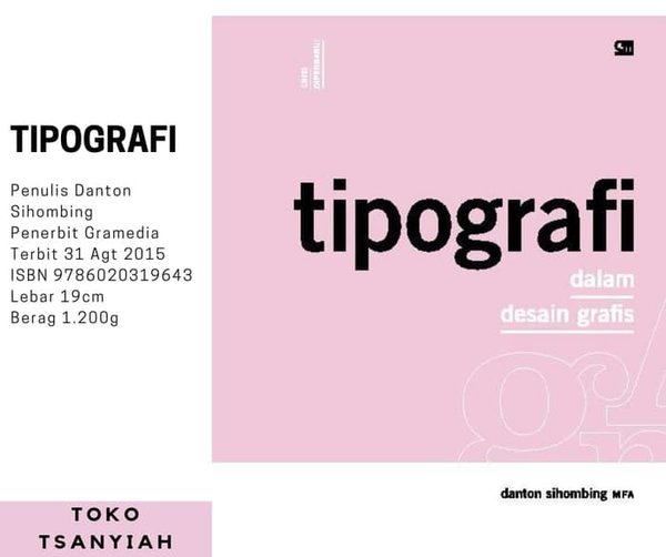 Detail Buku Tipografi Dalam Desain Grafis Nomer 9