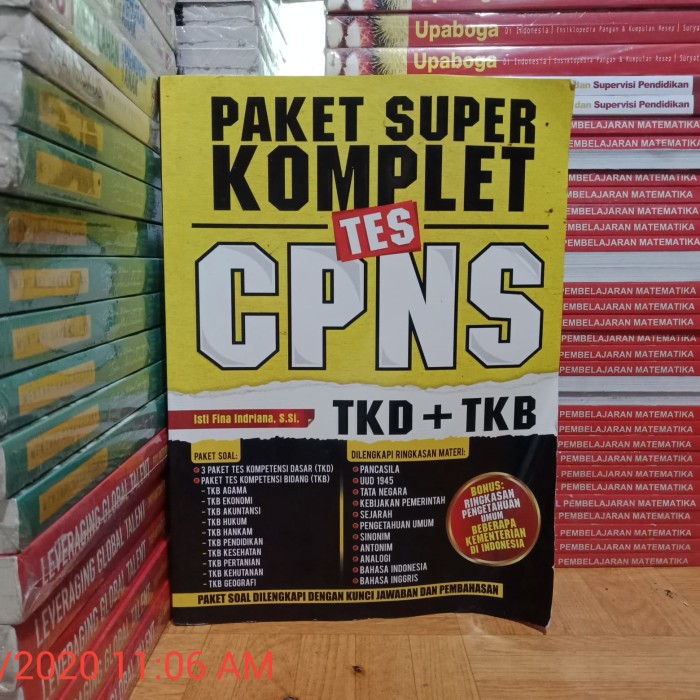 Detail Buku Tkb Cpns Nomer 29