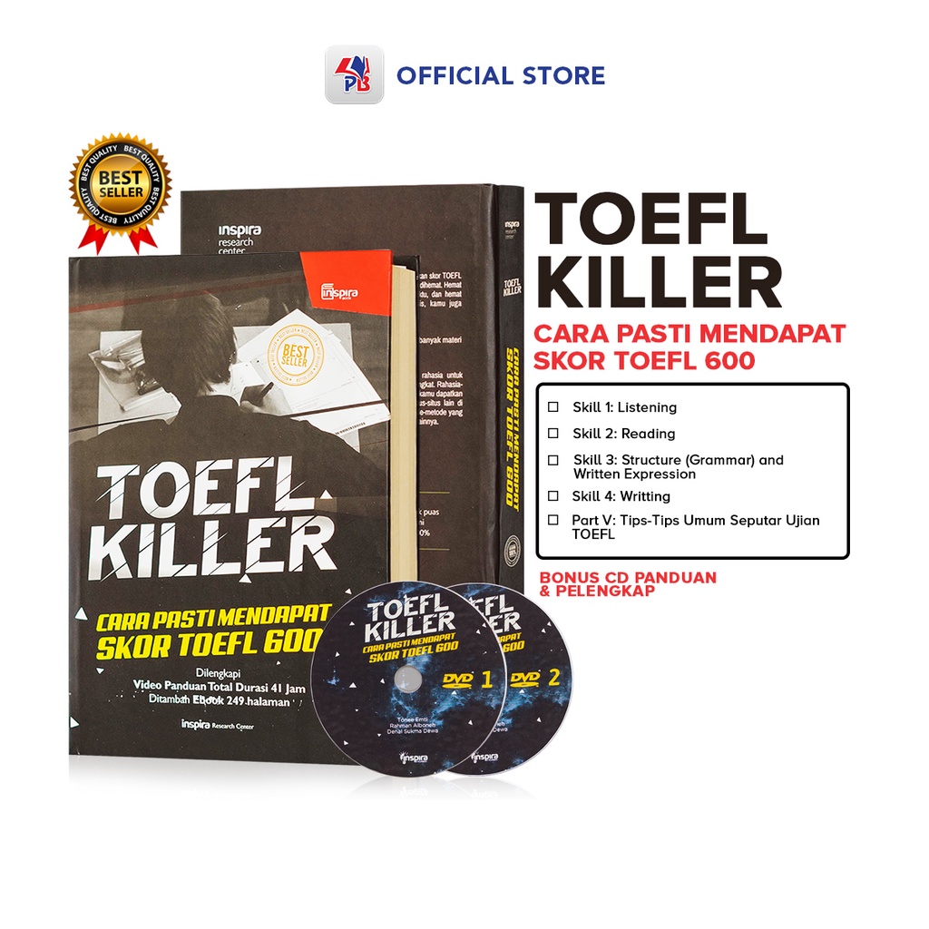 Detail Buku Toefl Killer Nomer 7